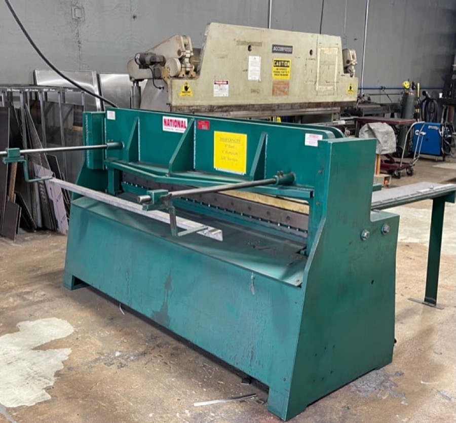 National mechanical shear used for cutting sheet and plate metal