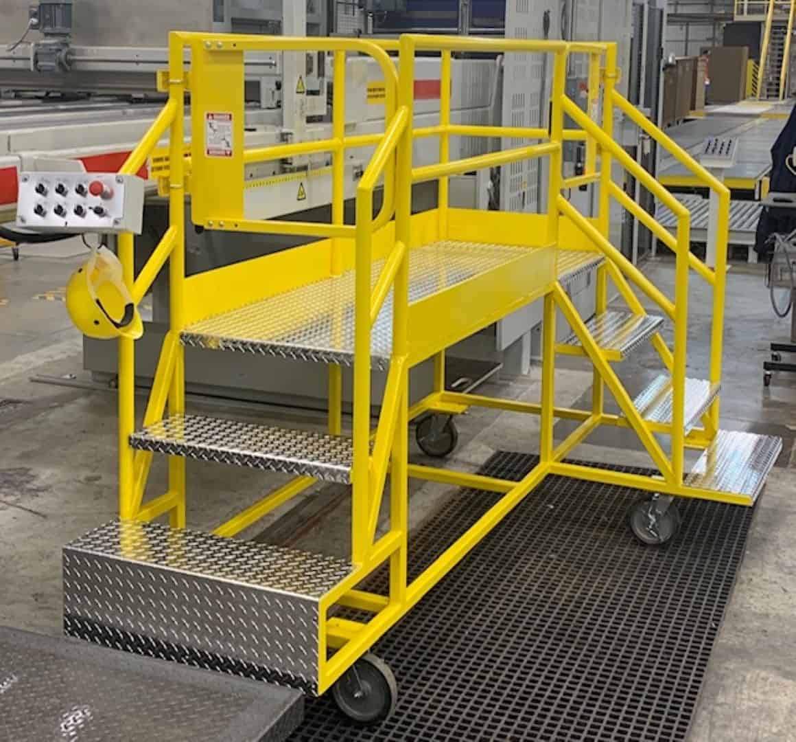 Welded platform assembly