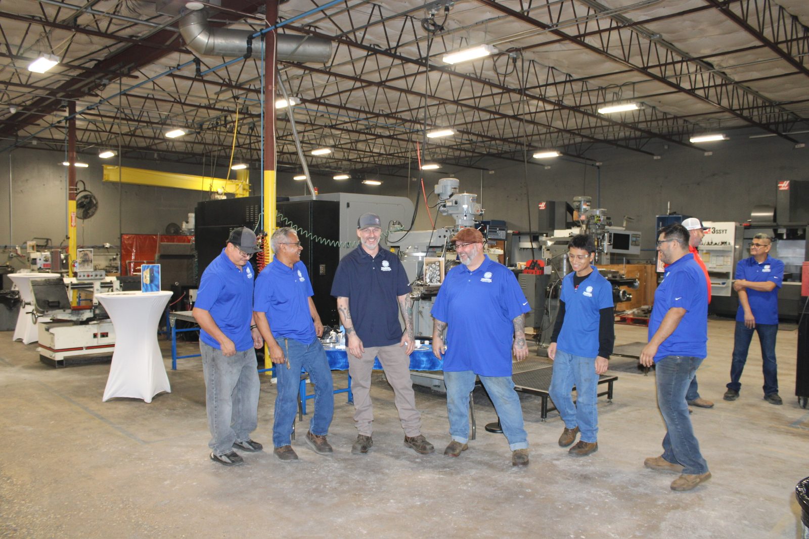 Kimbrell shop team members gathering on the shop floor