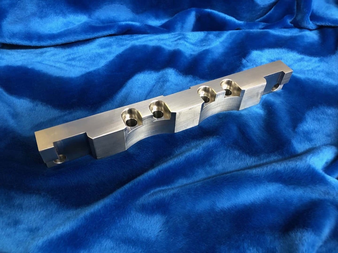 Precision-machined aluminum OEM replacement bracket