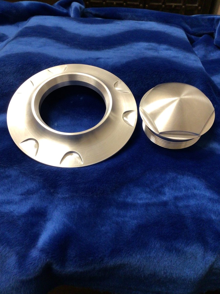 Machined cap and plug components